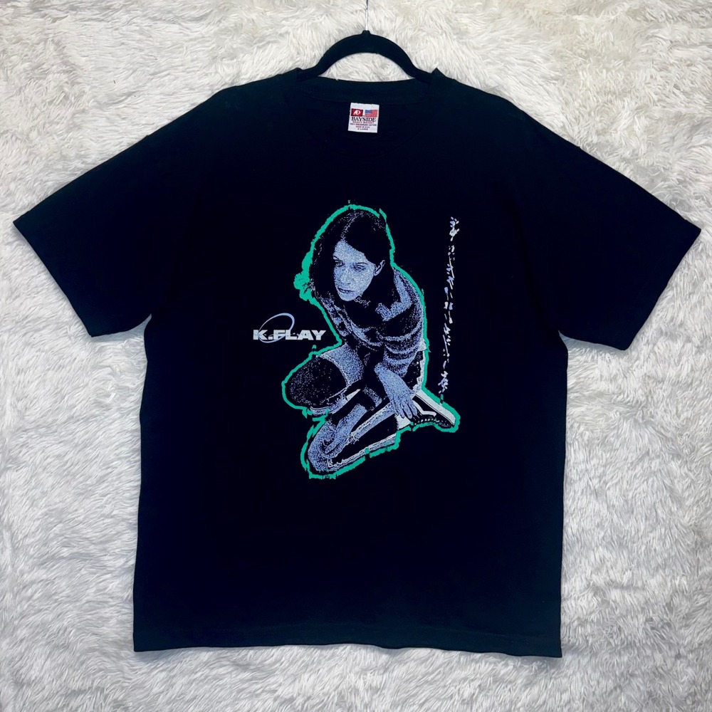 K.Flay Inside Voices Outside Voices 2022 Tour T-Shirt Black XL Bayside